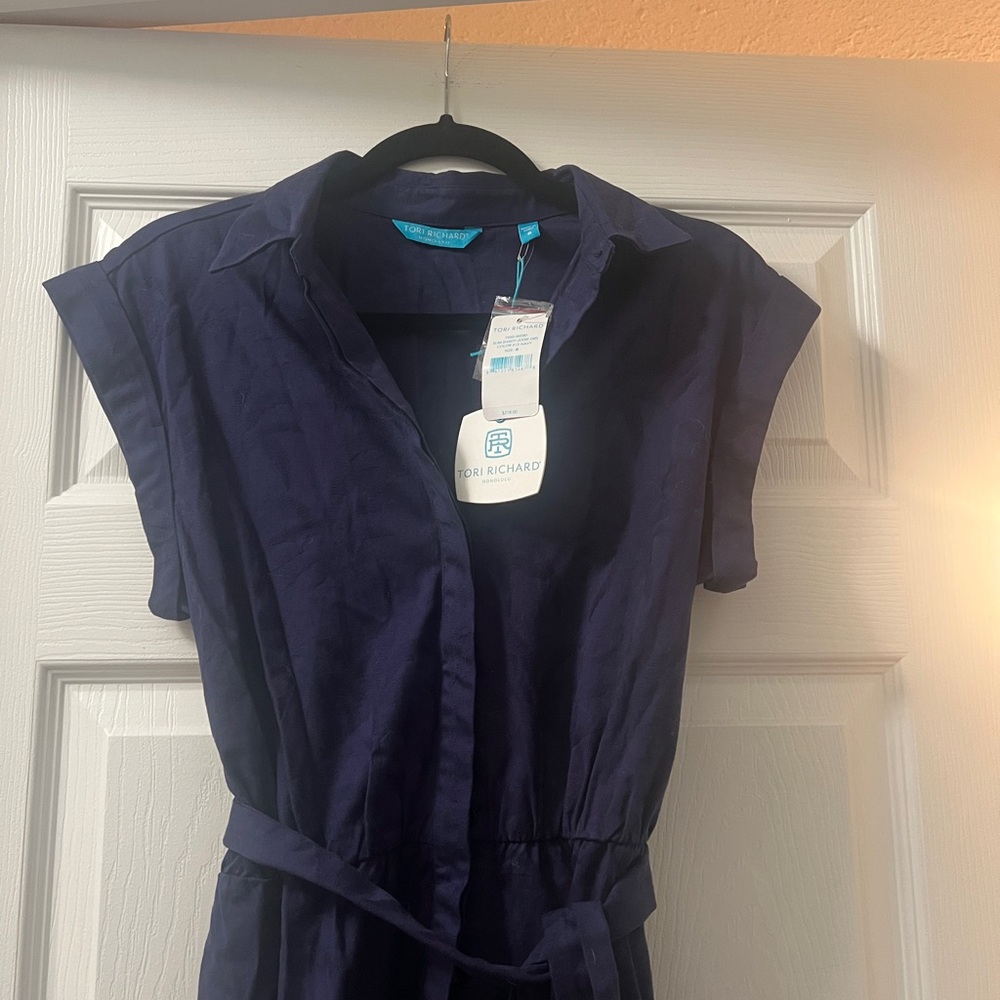 Tori Richard Deep Navy Dress